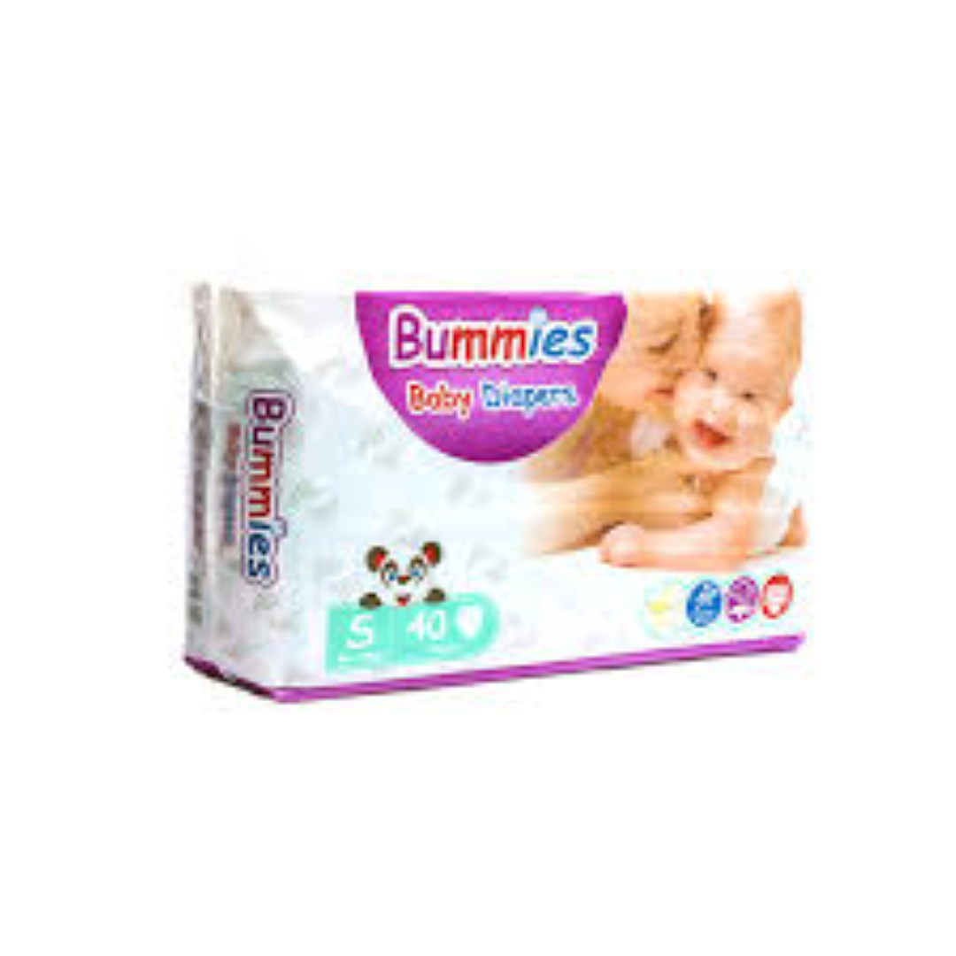 BUMMIES PREMIUM BABY DIAPERS S SMALL 40'S